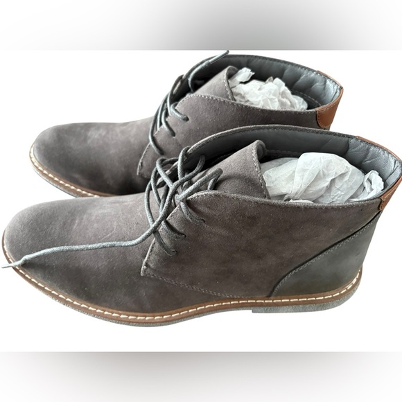 Men's Orson Grey Ankle Boots - Picture 8 of 8